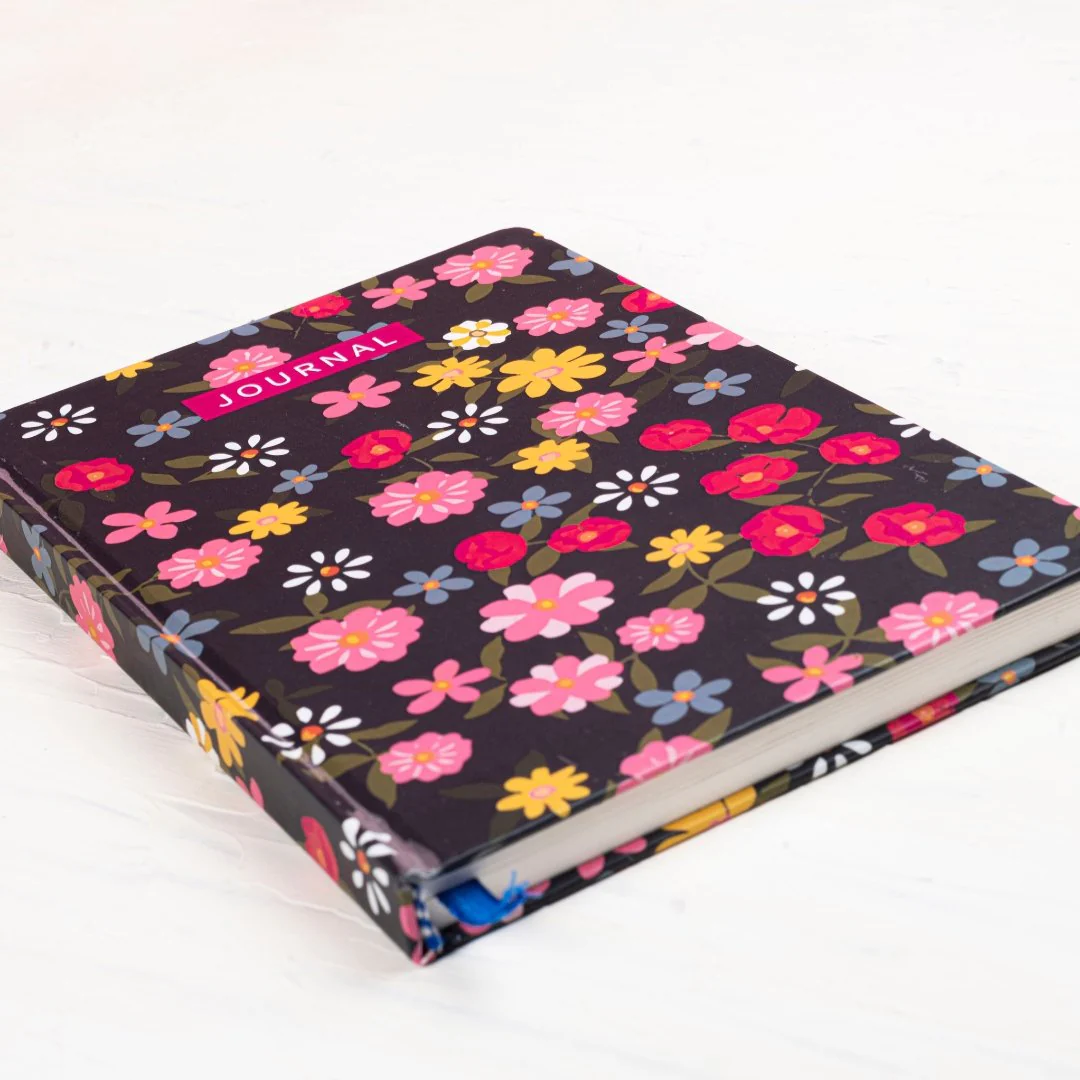 The Art Loom Black Wildflower A5 Journal - Image 3