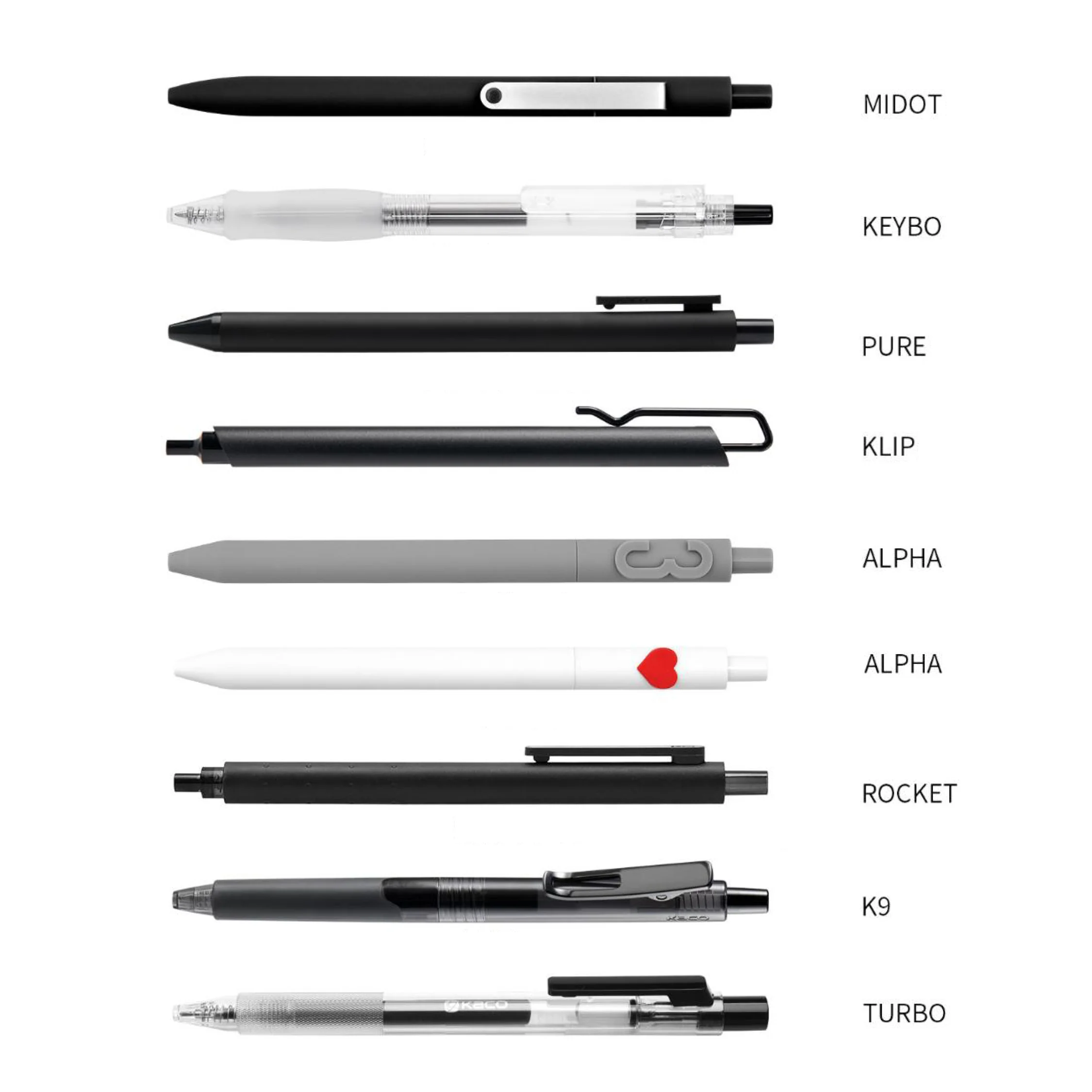 Kaco Gel Pen Refills 0.5mm(Bullet Tip) - Image 5