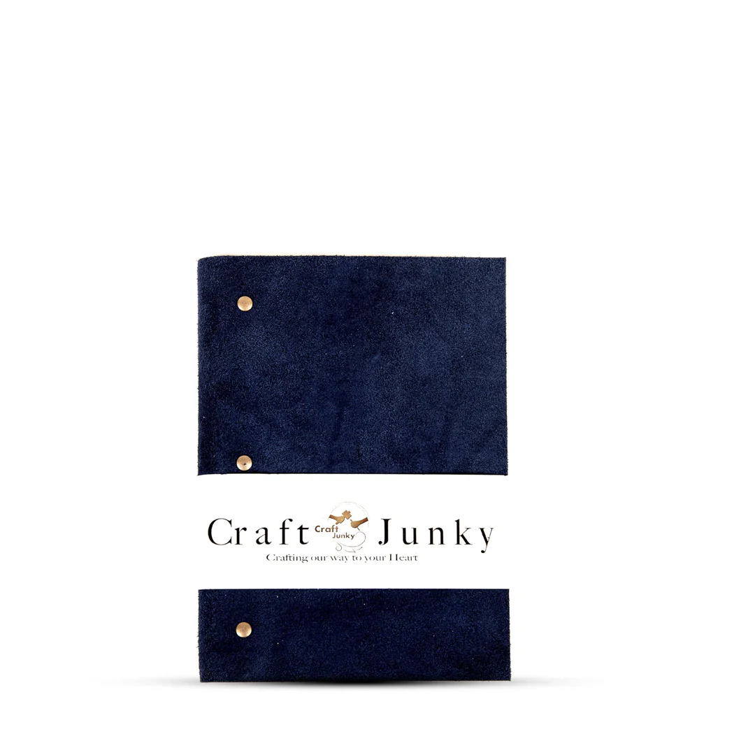 Craft Junky Suede Leather A5 Ruled Diary - Image 9