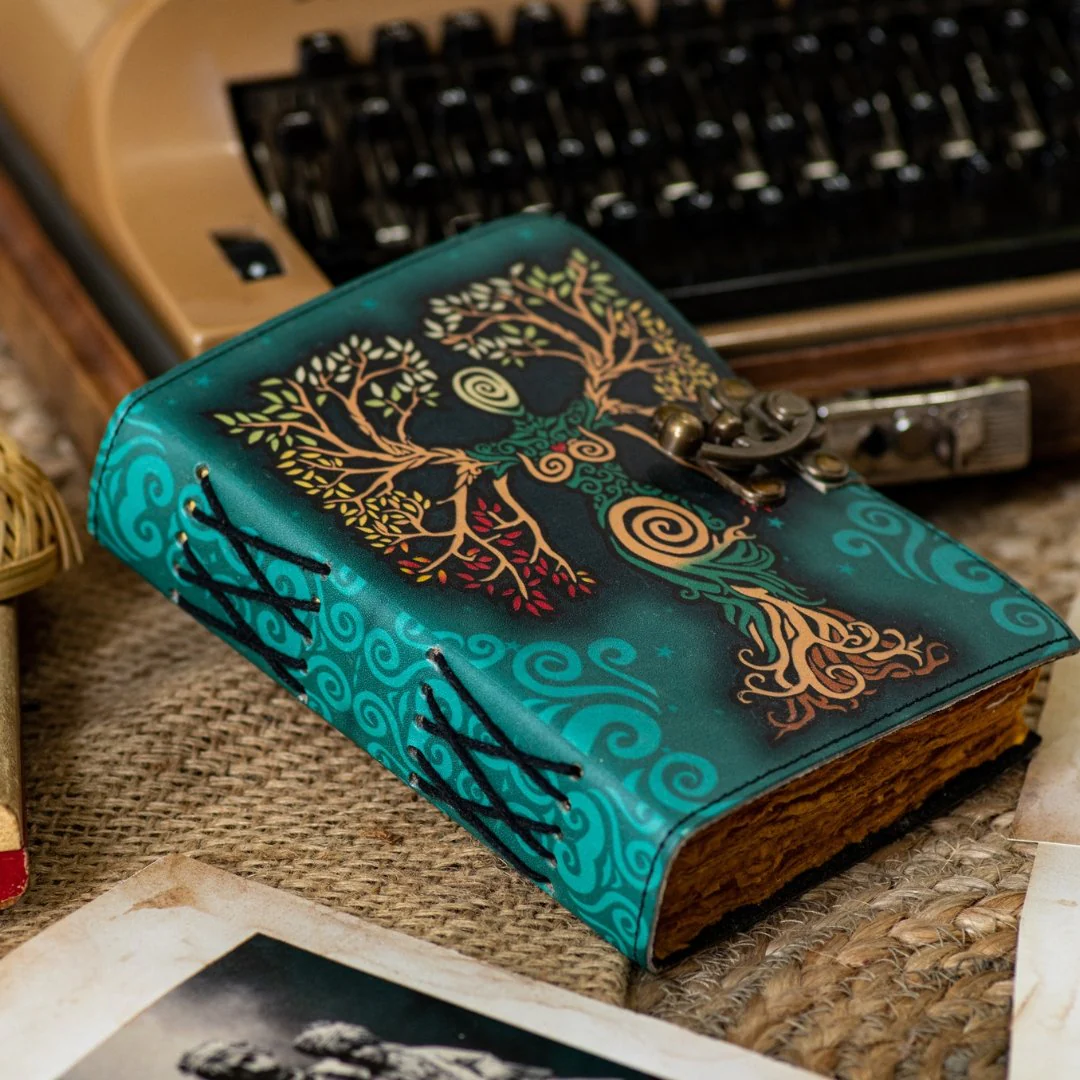 Craft Junky Vintage Leather Bound Journal - Image 4