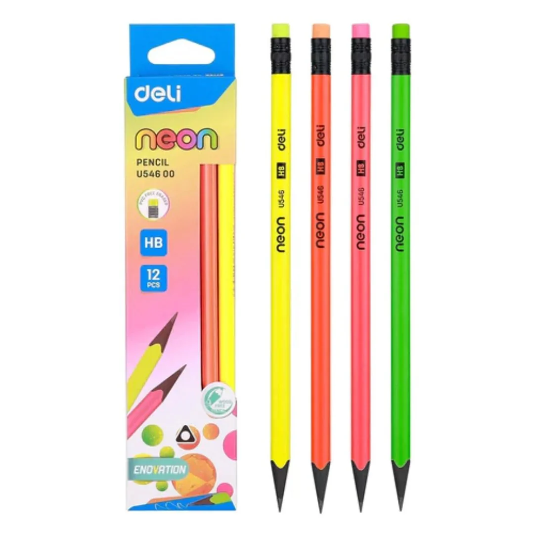 Deli Neon HB Wood Free Pencil - Image 10