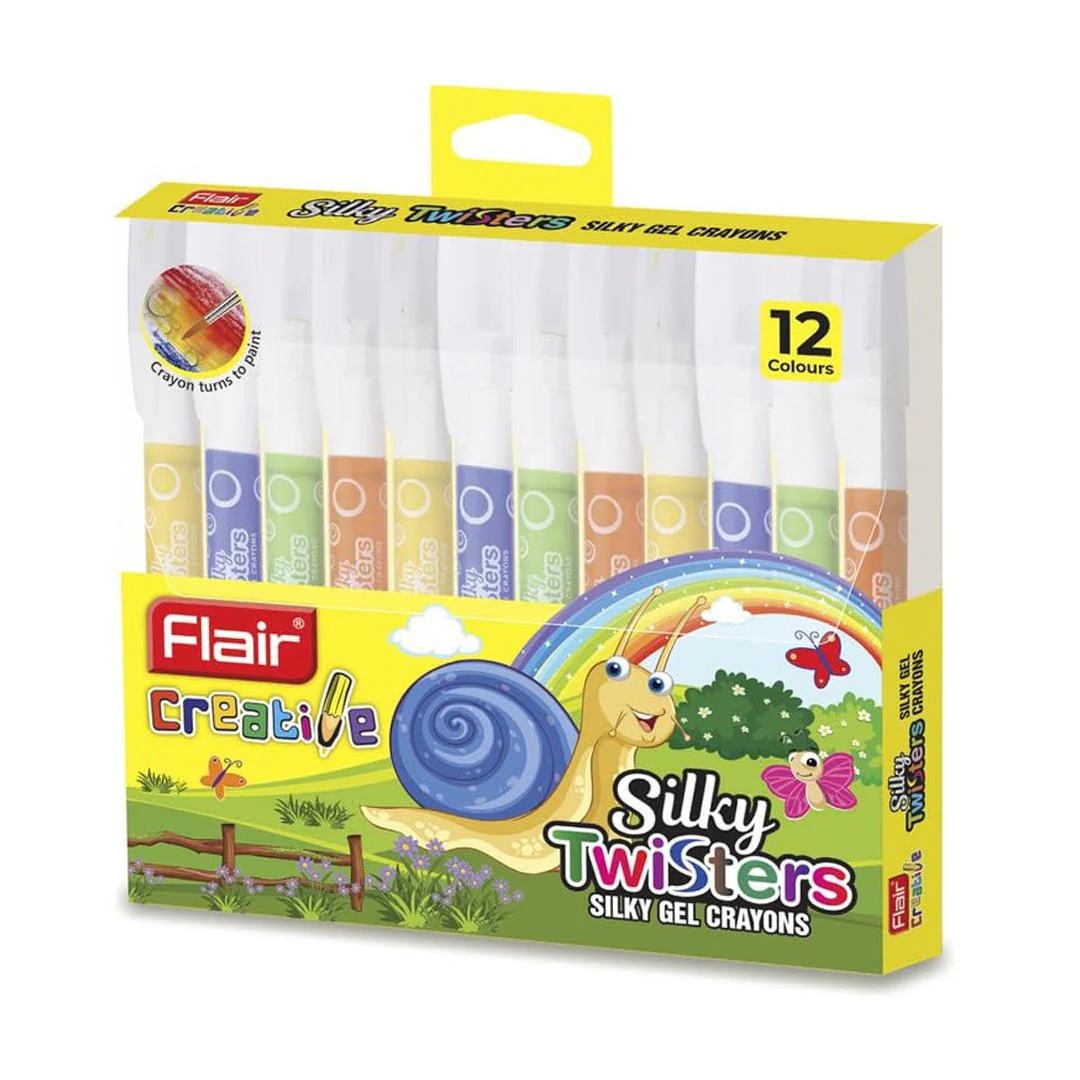 Flair Creative Silky Gel Crayons Set - Image 3
