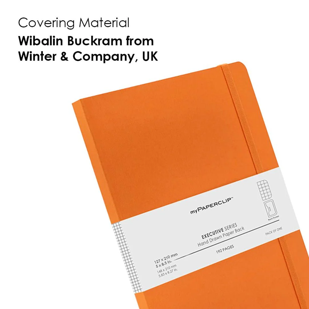 MyPaperclip Executive Series Hand Drawn Paper Back A6 Ruled Notebook - Image 19