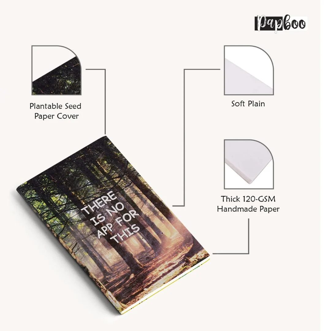 Papboo Plantable B6 Plain Notebook - Image 3