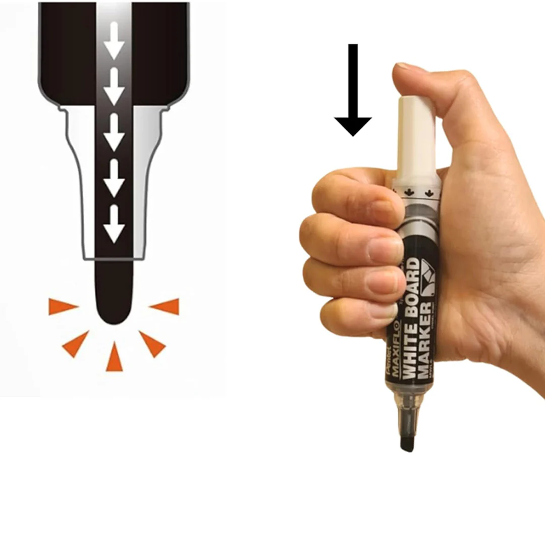 Pentel Maxiflow Medium Bullet Point Whiteboard Marker - Image 11