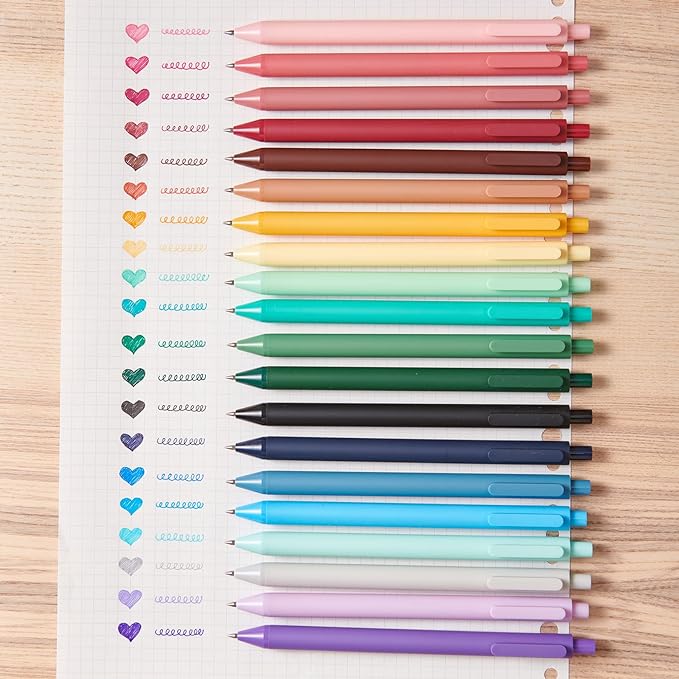 Kaco Pure Macaron 0.5mm Gel Pen Set - Image 3