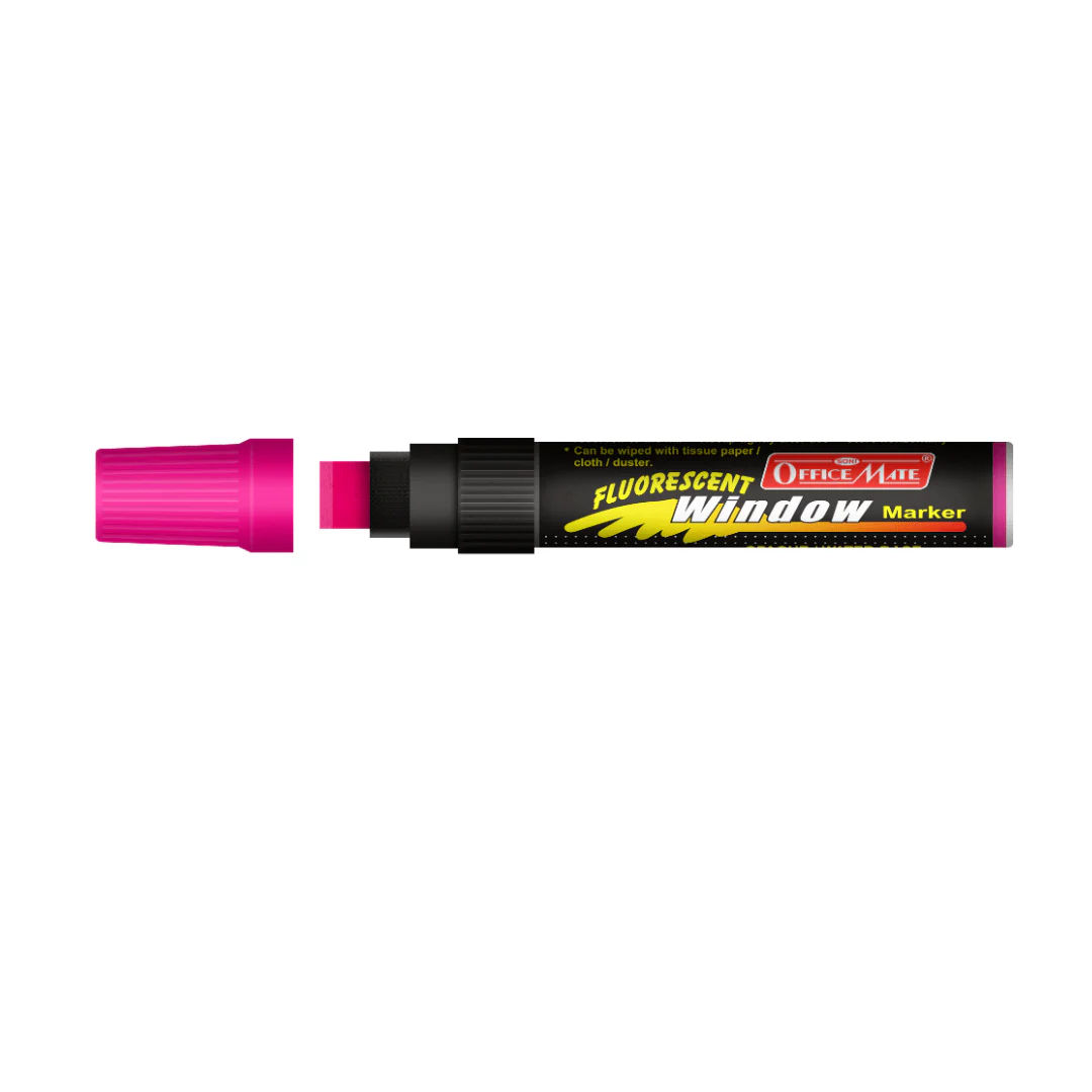 Soni Officemate Jumbo Fluorescent Window Marker - Image 3