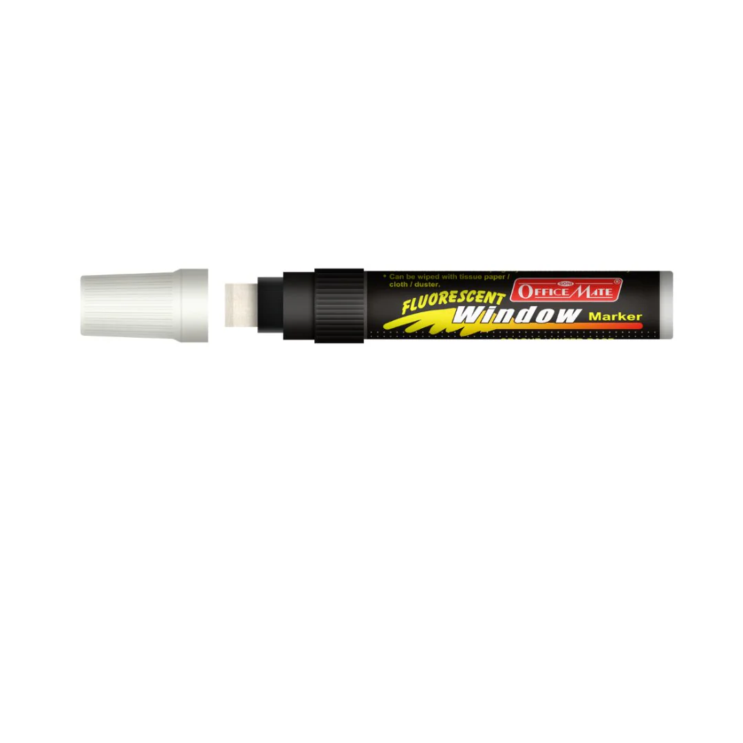 Soni Officemate Jumbo Fluorescent Window Markers - Image 13